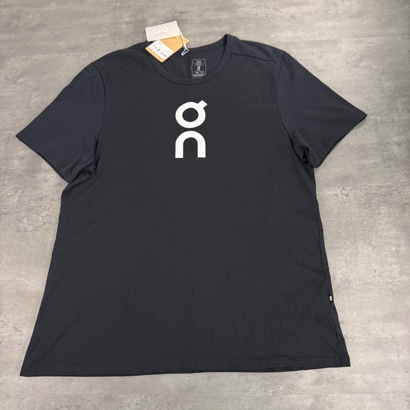On Cloud Running T Shirt Mens XXL 2XL Black Short Sleeve Logo Training Tee gallery