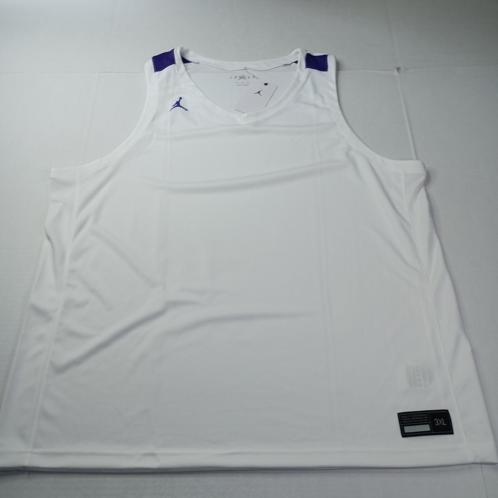 Nike Jordan Stock Overtime Basketball Jersey Men's 3XL Purple White FQ5296-110