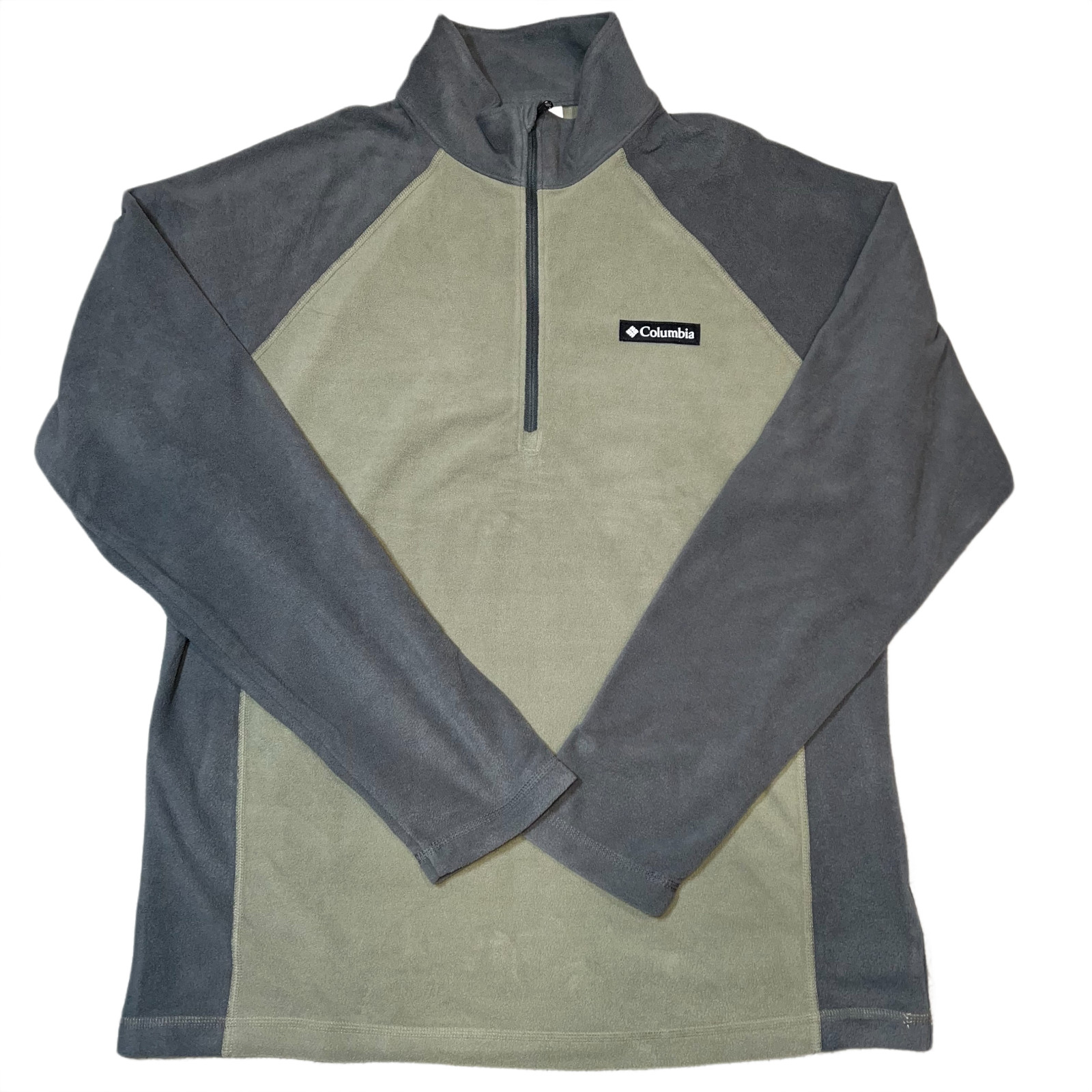 Columbia Life Pointe Men's Half Zip Fleece Pullover Sweater Gray Medium M NEW gallery
