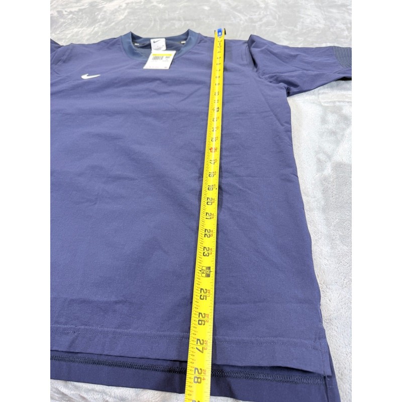 Nike Player Pullover Baseball Long Sleeve Jersey Top Blue Size S New gallery