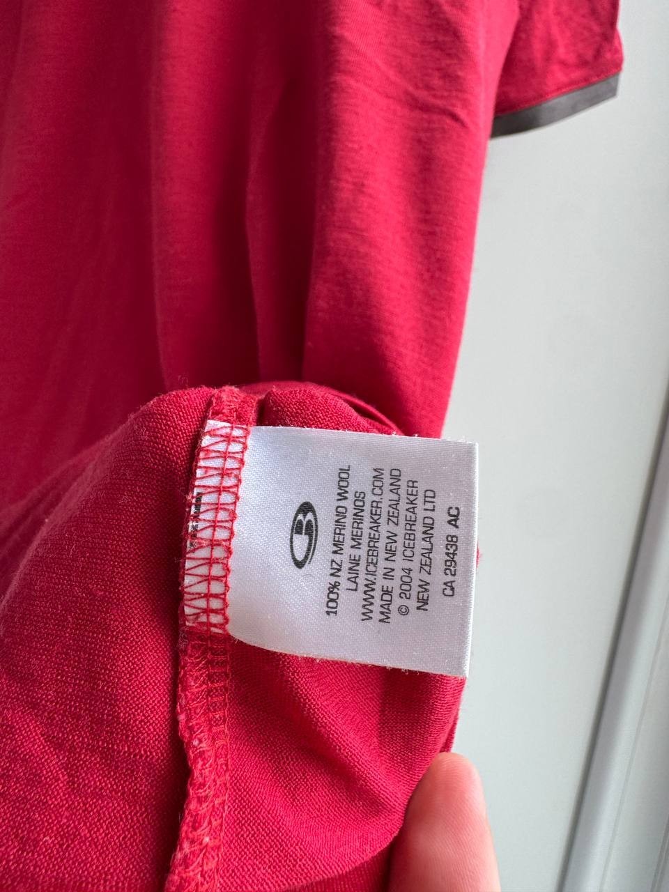 Icebreaker Merino Wool Cool Lite Men’s T Shirts S Red gallery