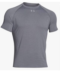 Under Armour Men’s Stripe Tech Locker Tee 1276222-041 Grey Size-Small