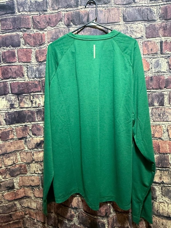 Zelos Men's Long Sleeve Moisture-Wicking Athletic Shirt green size 3x gallery