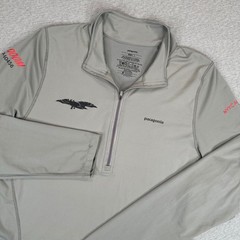 Patagonia 1/4 Zip Performance Pullover Mens Large Gray NYYC Annual Cruise 2014
