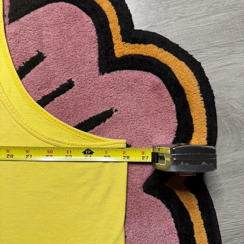 Vintage 90’s Ralph Lauren Polo Sport Graphic Logo Tank Top Shirt 2XL Yellow gallery