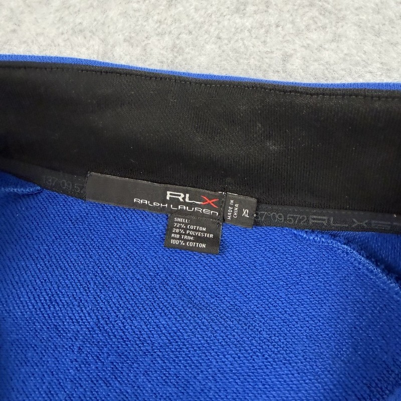 RLX Ralph Lauren Expedition Technology 1/4 Zip Mens XL Blue Performance Ski gallery