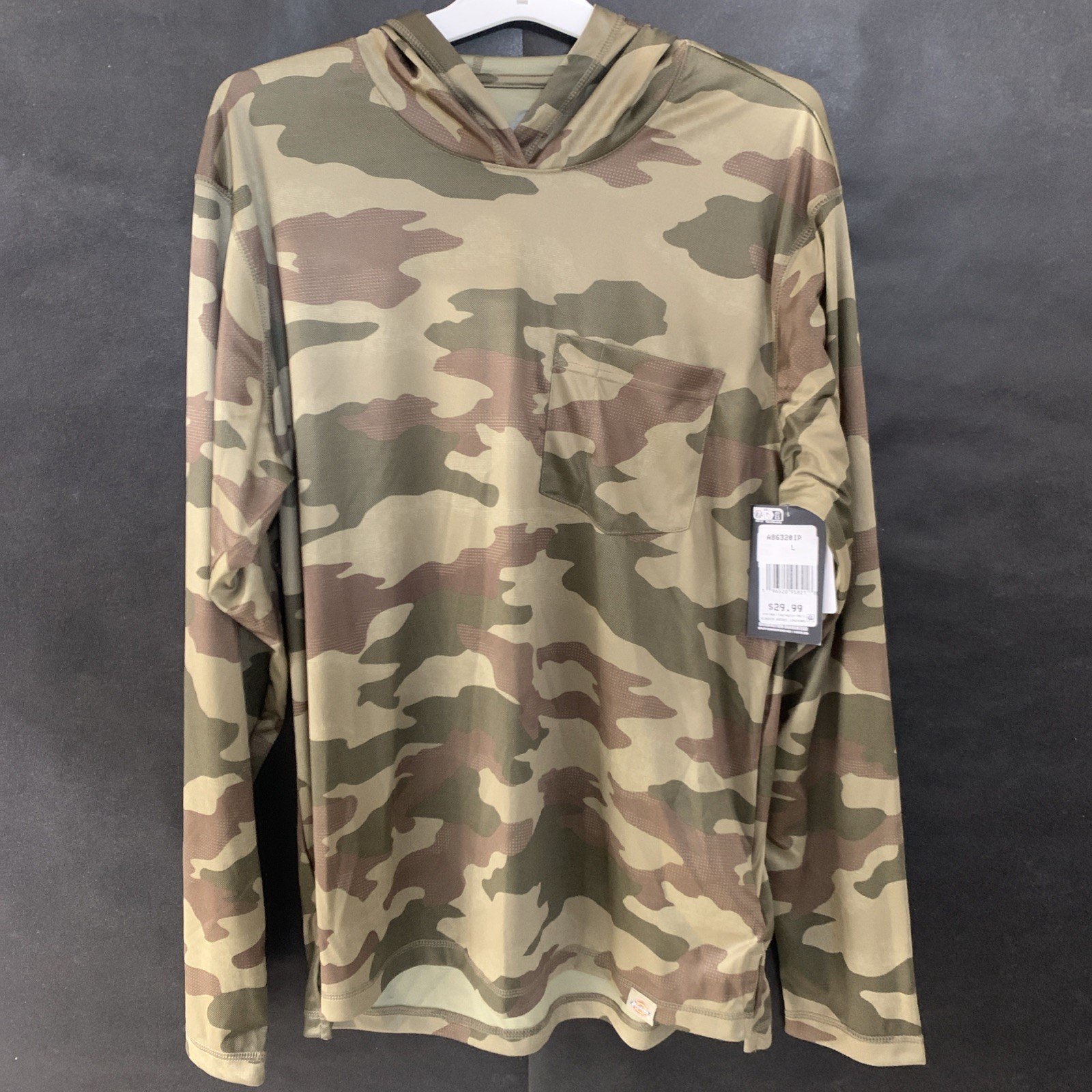 PICK SIZE - DICKIES P419982 Mens Camo Performance Sun Shirt w/ Temp-iQ Cooling gallery