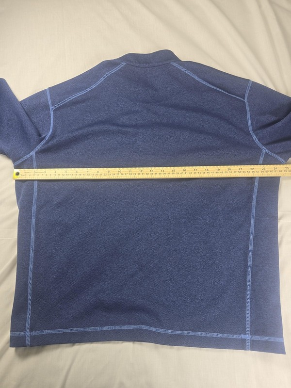Pebble Beach Pullover Mens Large Blue 1/4 Zip Performance Golf Knit Long Sleeve gallery