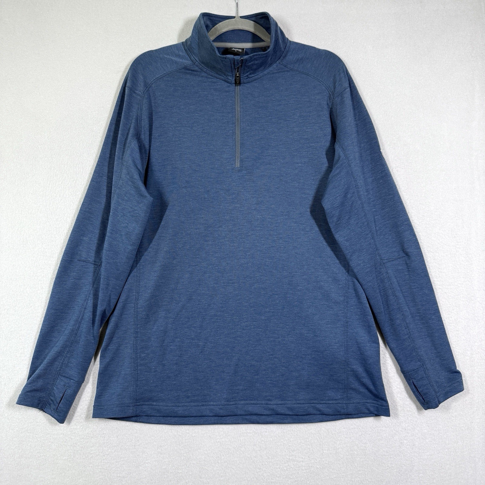 Kuhl Shirt Mens Large 1/4 Zip Pullover Hiking Outdoor Tencel Blend Thumbholes gallery