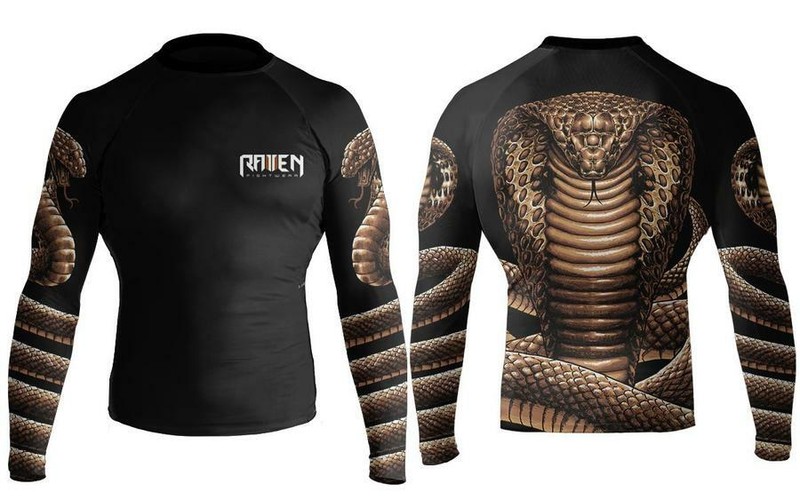 Raven Fightwear Ranked BJJ Men's Long Sleeve Rashguard Various Colours & Styles gallery
