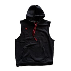 Wilson Men’s Sleeveless Hooded Pullover Sweater Sweatshirt Hoddie | Size L