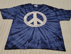 New Rockwell Collins Men’s Tye Dye Blue T Shirt L Recreation Center Cedar Rapids