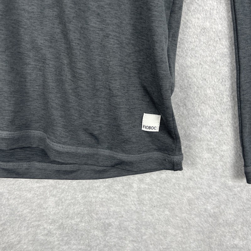 Fioboc Smooth Blend Half Zip Mock Neck Performance Top Mens S Active Gorpcore gallery