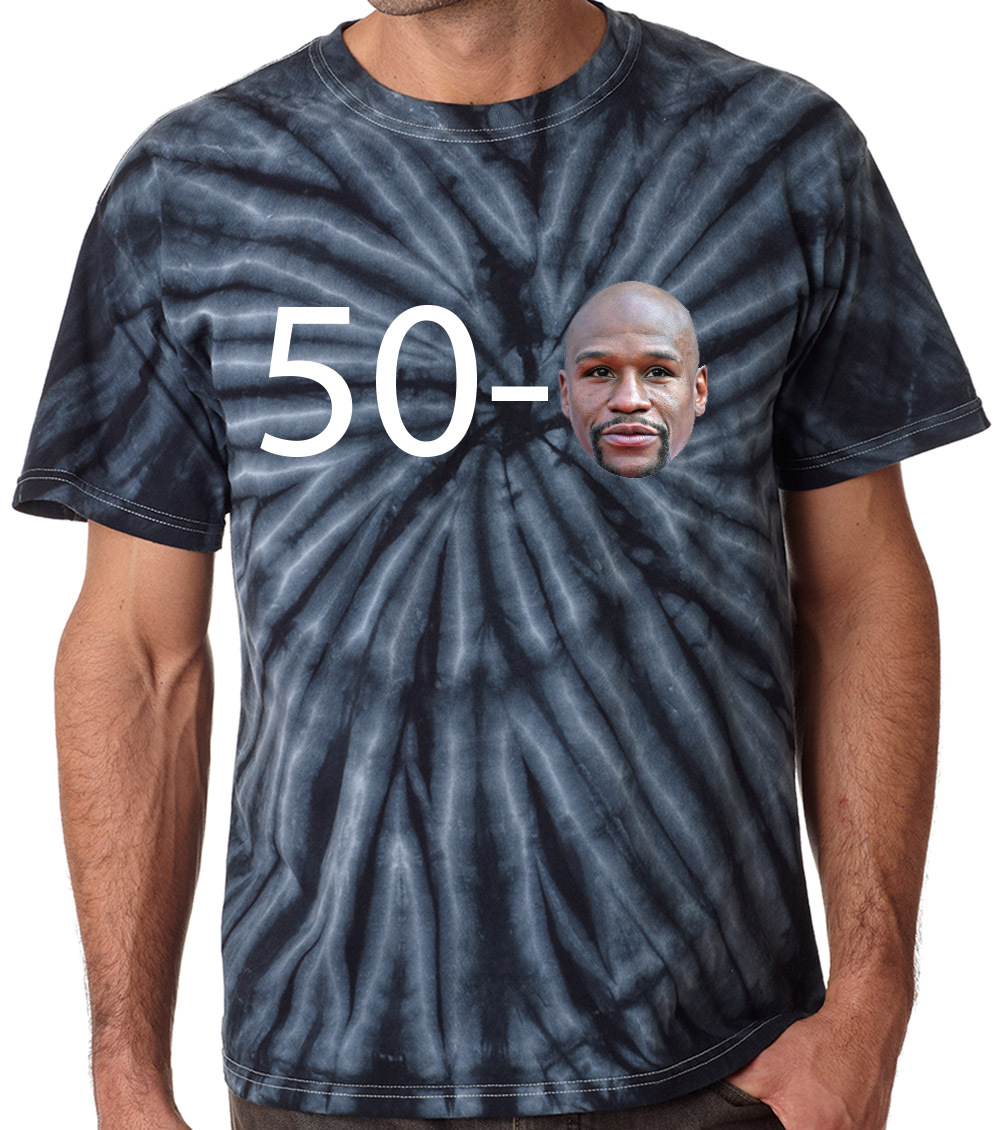 Tie-Dye Floyd Money Mayweather 50-0 T-Shirt Shirt gallery