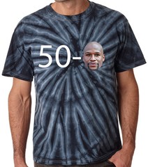 Tie-Dye Floyd Money Mayweather 50-0 T-Shirt Shirt