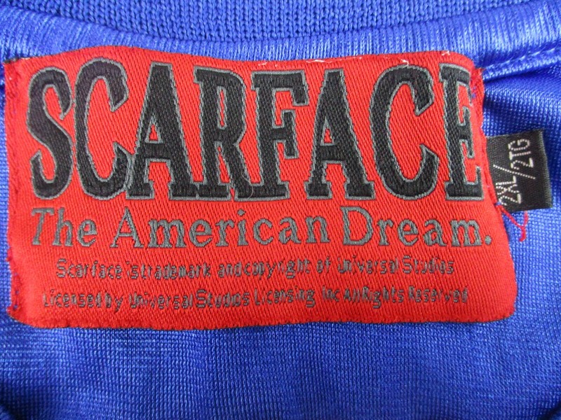 VTG Scarface #83 Basketball Jersey Mens 2XL Blue Rare Tony Montana Y2K *READ* gallery