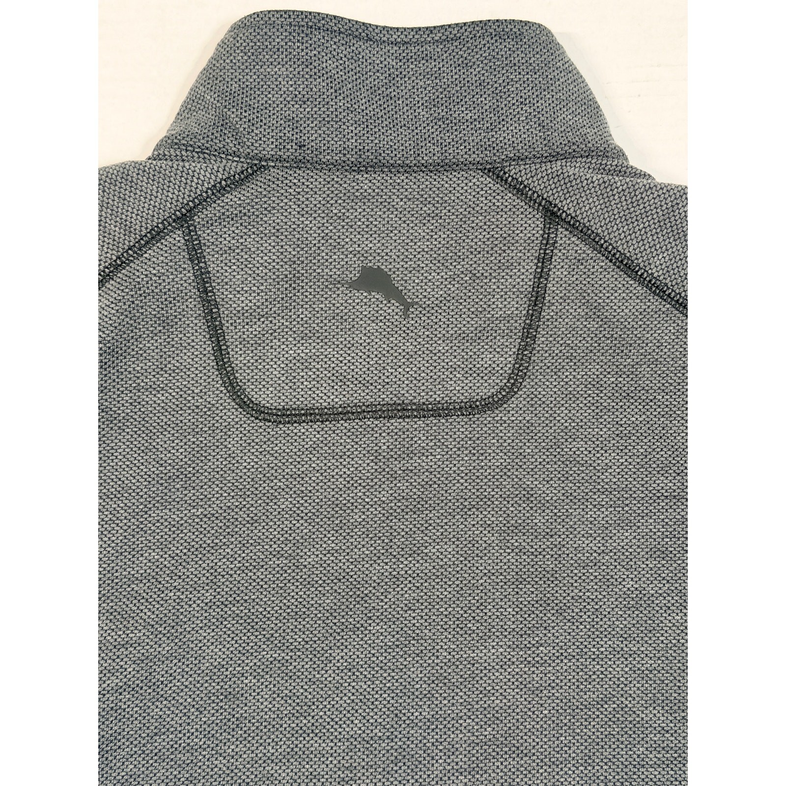 Tommy Bahama LA Rams Quarter Zip Pullover Gray Medium NFL Tobago Bay Sweater gallery
