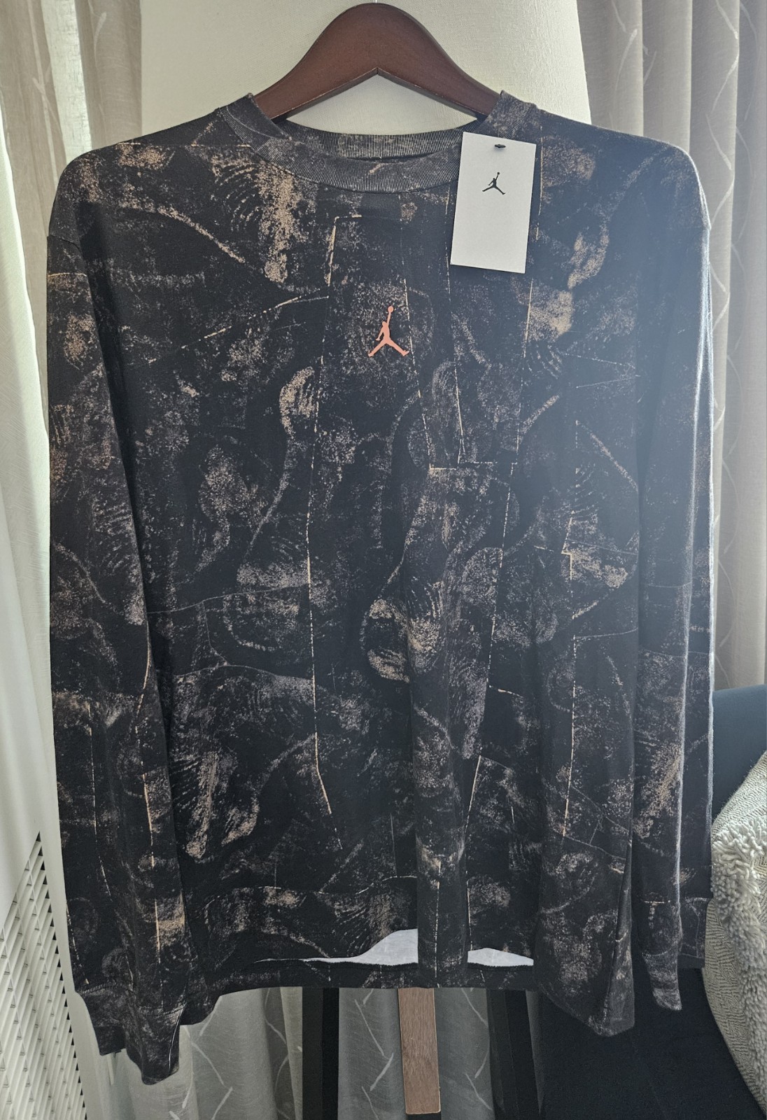 Jordan Jumpman Camo Lightweight Long Sleeve Crew Neck T-Shirt L IF3046-010 gallery
