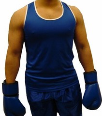 Boxing Vest Training Top Sleeveless Fitness Gym Sports Red Blue Black New