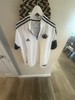 Adidas NBA Sacramento Kings Large Logo 1/4 Zip Shirt White Blue Men’s Size XL gallery