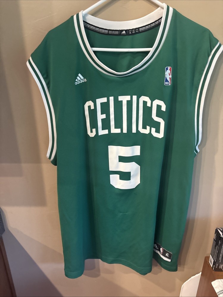 Adidas Kevin Garnett Boston Celtics #5 NBA Basketball Jersey Mens XL Green