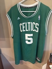 Adidas Kevin Garnett Boston Celtics #5 NBA Basketball Jersey Mens XL Green