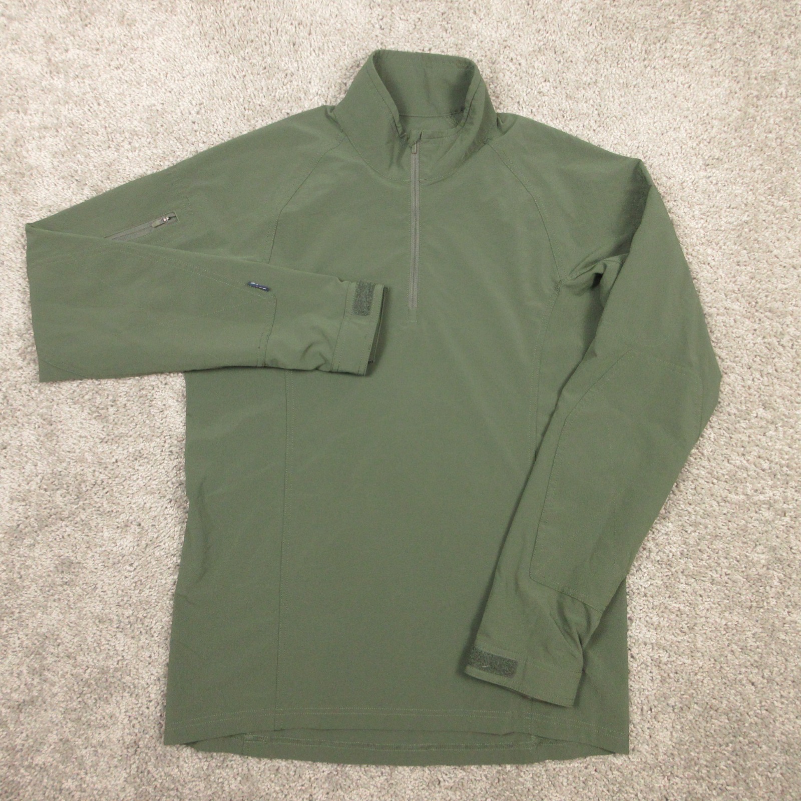511 Tactical Sweater Mens Medium Green Rapid Ops Combat Quarter Zip Lightweight gallery