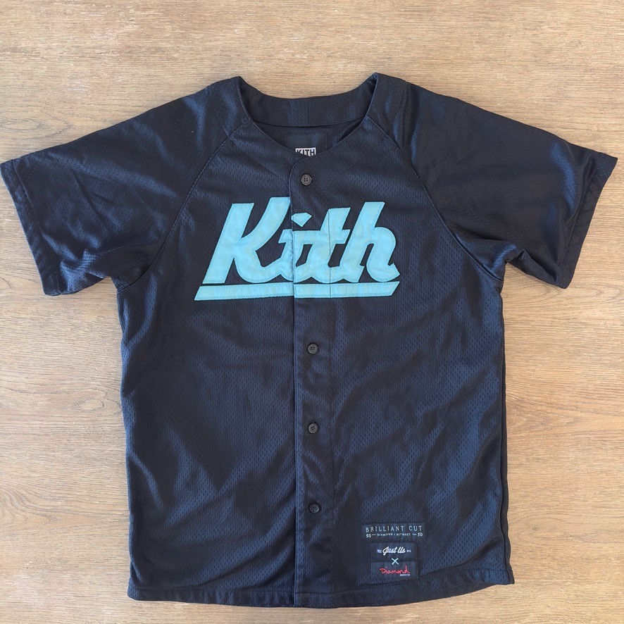 Kith x Diamond Supply Co. Raleigh Short Sleeve Jersey-SS15 Collab-Black-Sz Med gallery