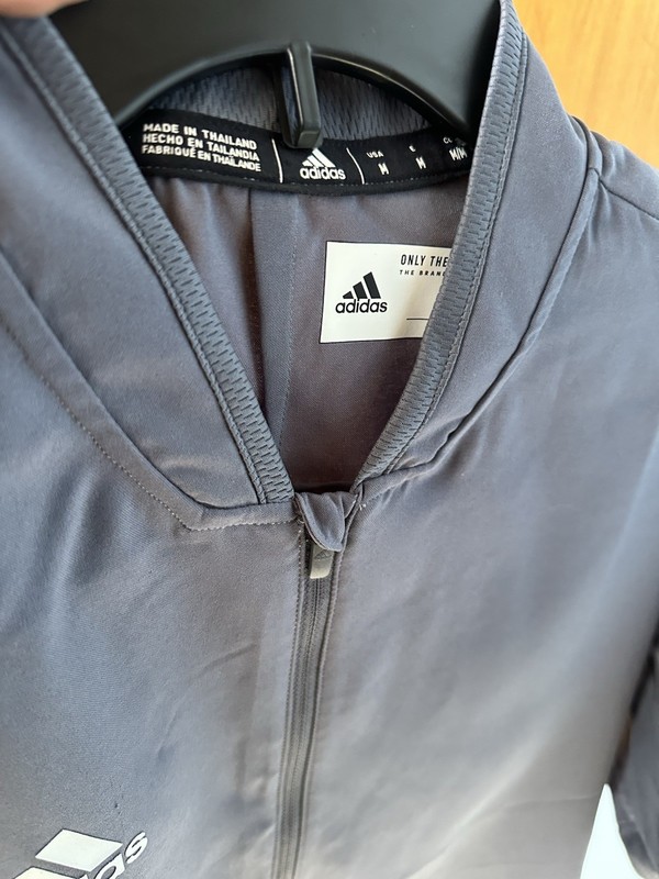Adidas Mens Climalite Fielders Choice 1/4 Zip Batting - Gray - Size M gallery