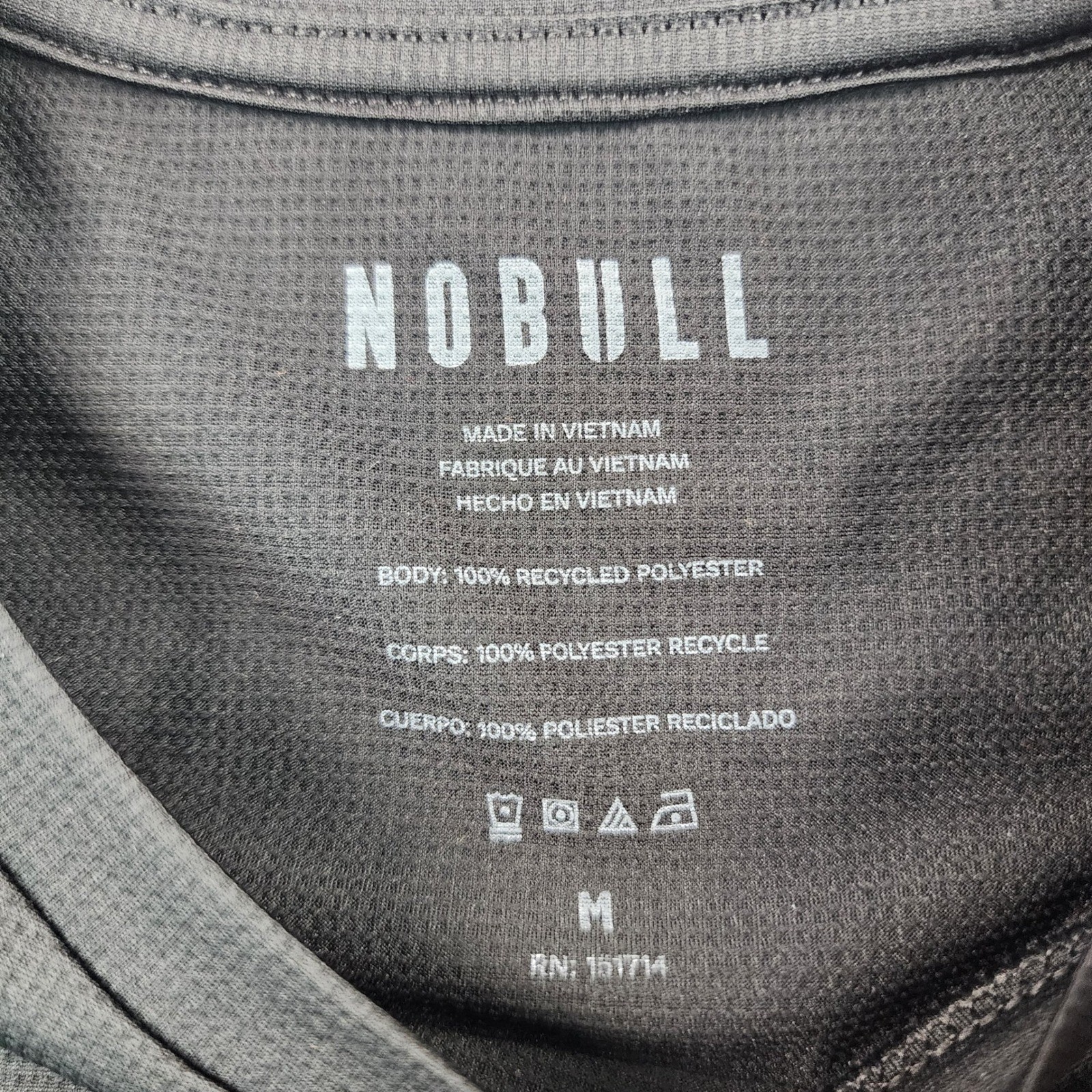 NOBULL M Tech Tee Performance Training Short Sleeve Shirt Black Mens Medium NWT gallery