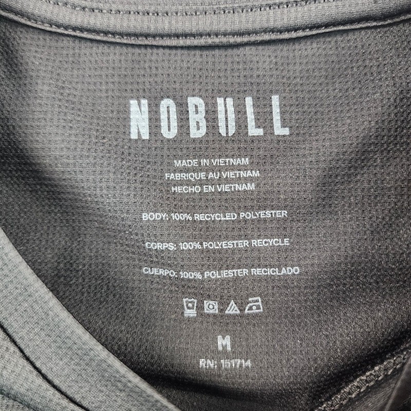 NOBULL M Tech Tee Performance Training Short Sleeve Shirt Black Mens Medium NWT gallery