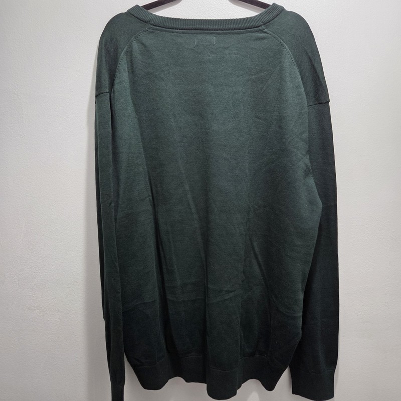 Izod PREMIUM ESSENTIALS Men's V-NECK Sweater 3XL GREEN NWT gallery