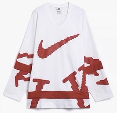 MENS NIKE SPORTSWEAR CLUB HOCKEY JERSEY_WHITE/UNIVERSITY RED HV1137-100-SIZE M