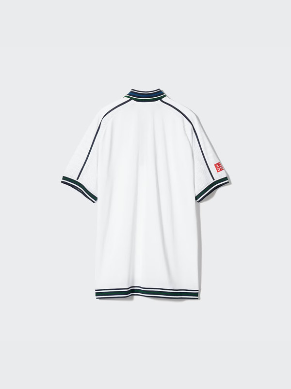 Uniqlo Tennis Kei Nishikori NK Dry EX Polo Shirt - Japan XL/US L - White gallery