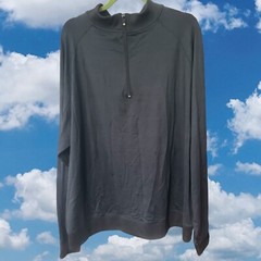 Footjoy Mens Pullover XL 1/4 Zip Pullover Nylon Polyester Black Long Sleeve Golf