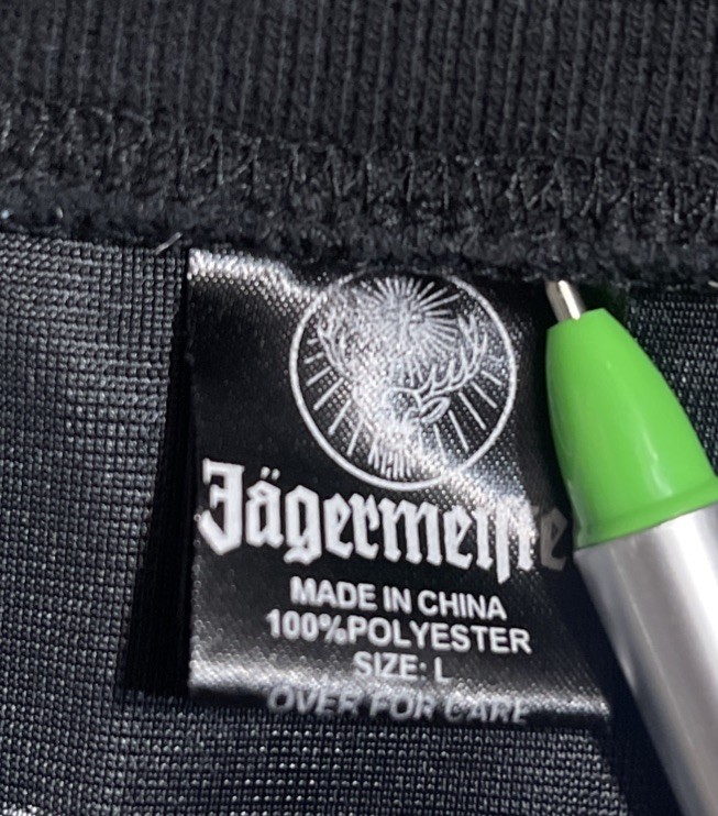 Jagermeister #56 Alcohol Black Orange Football Mesh Jersey ADULT LARGE L gallery