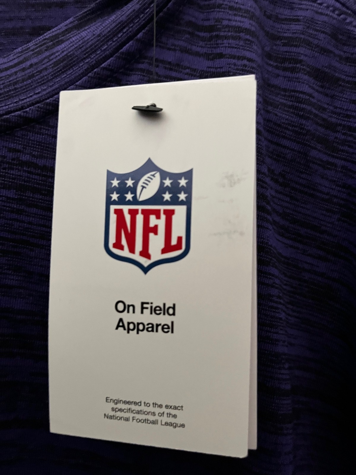 Nike Men's Minnesota Vikings Team Purple Velocity Long Sleeve T-Shirt Sz Medium gallery