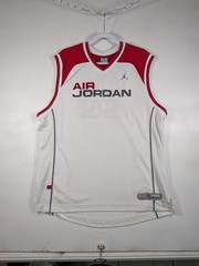 Air Jordan Jumpman #23 Basketball Jersey White Red Mens XL Vintage Y2K