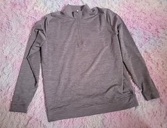Johnnie-O Vaughn Striped Prep-formance Quarter Zip JMKO1890 Meteor Golf Jacket