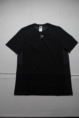 Gymshark Men’s Lightweight Seamless T-Shirt MP7 Black/Silhouette Grey Medium NWT