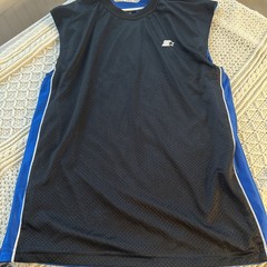 Starter Basketball Reversible Jersey Mens Medium Blue Sleeveless Vintage 38 Y2K