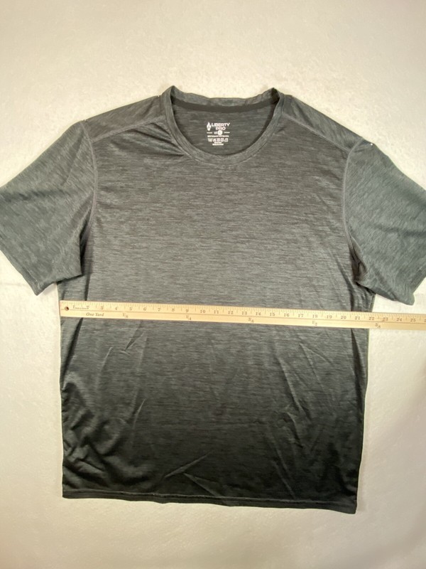 Liberty Pro Men's Heather Gray Short Sleeve T-Shirt Size XL gallery
