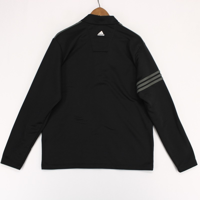 Adidas Whistling Straits Pullover Mens M Black Quarter Zip Golf Long Sleeve gallery
