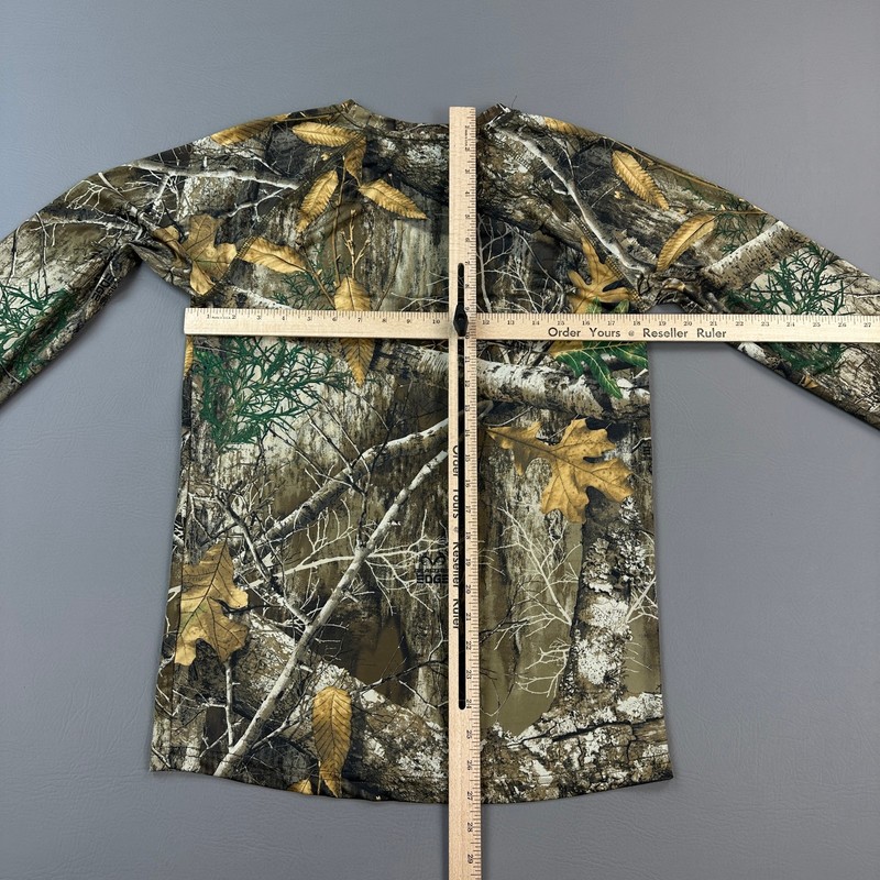 Realtree Shirt Mens Small Realtree Edge Performance Long Sleeve Hunting Outdoor gallery