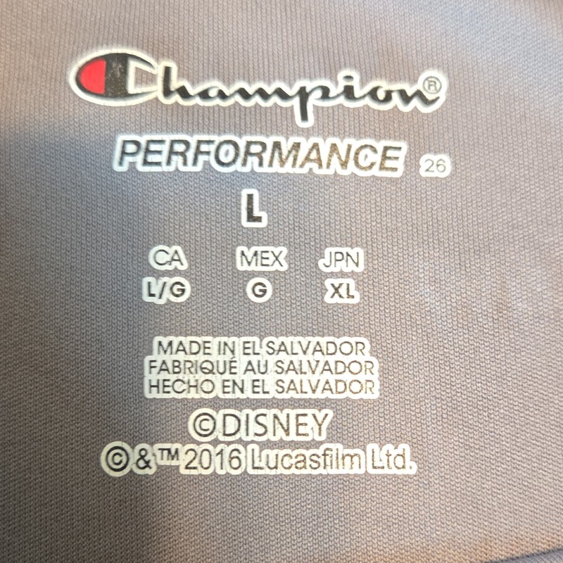 Champion Performance Men’s L Polyester Long Sleeve Crew Star Wars BB-8 Tee 62 gallery