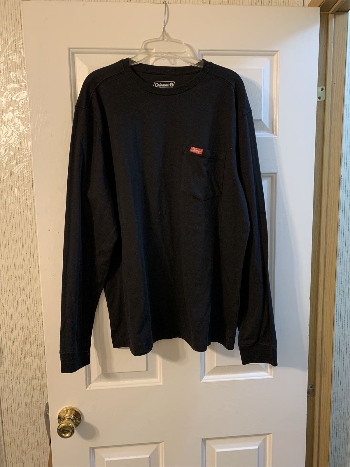Coleman Shirt Men’s Long Sleeve Workwear Large Black gallery