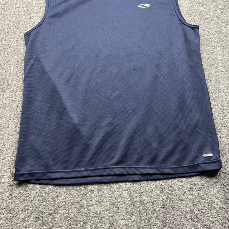 Champion Tank Mens Medium Navy Blue C9 Muscle Duo Dry Activewear S9083B-OUH gallery