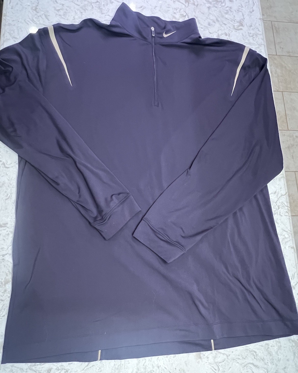 Nike Golf Fit Dry Pull Over 1/4 Zip Navy Blue Men’s Pull Over XL gallery