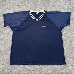 Vintage 80s Champion Mesh Football Jersey Mens XL Navy Blue Gilman Made In USA