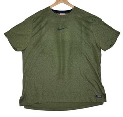 Nike Pro Dri-Fit ADV Short Sleeve Athletic Shirt Green DD1703-326 Men’s XXL